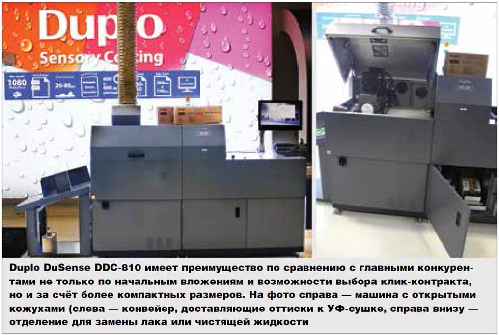 Duplo DuSense — цифровое лакирование